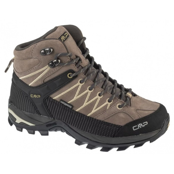 Ghete sport dama 3Q12946-02PU, CMP, Piele intoarsa, Gri