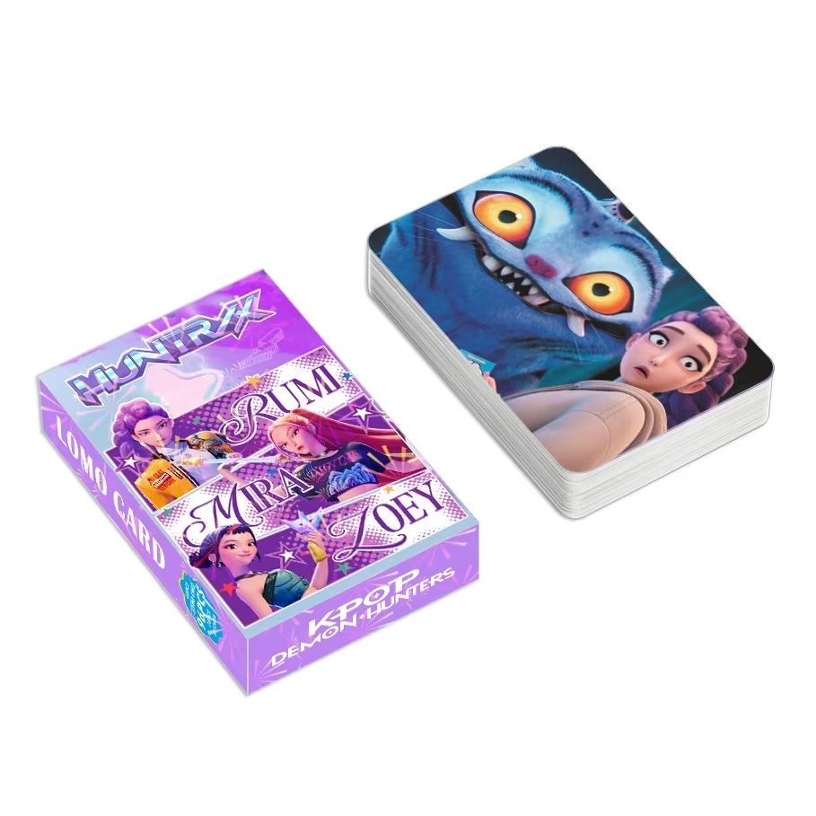 Set 96 Carti si Stickere K-POP Demon Hunters Anime Sajaboys