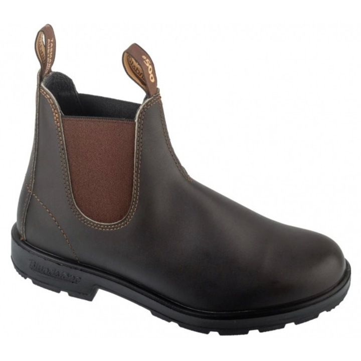 Női bakancs, Blundstone, Elastic Sided Boot 500, barna szín, bőr, 38.5 EU
