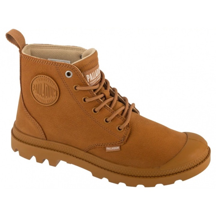 Ghete unisex Palladium Pampa Hi, nubuc, bej, 40 EU