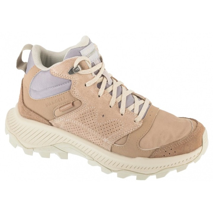 Ghete sport dama J038944, MERRELL, Piele naturala, Bej