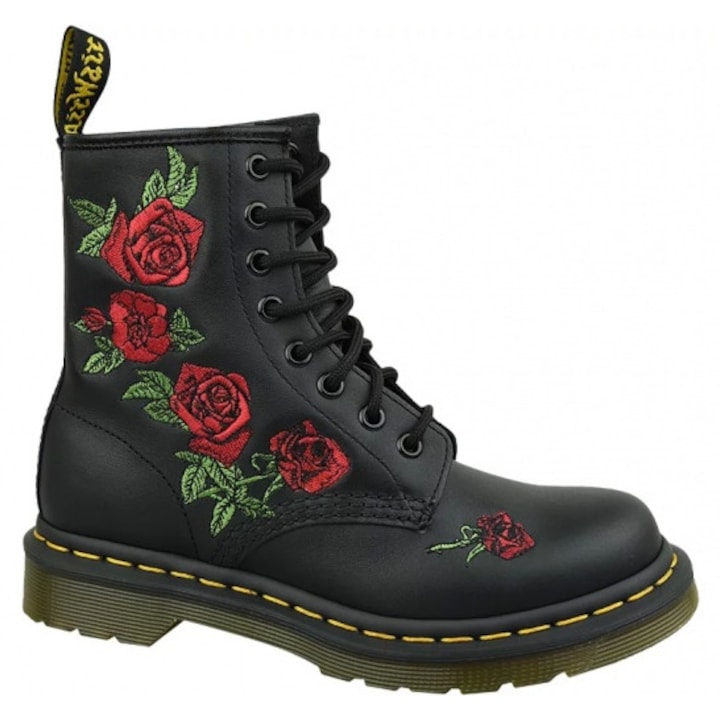 Ghete dama, Dr. Martens, 1460 Vonda, negru, piele, 36 EU