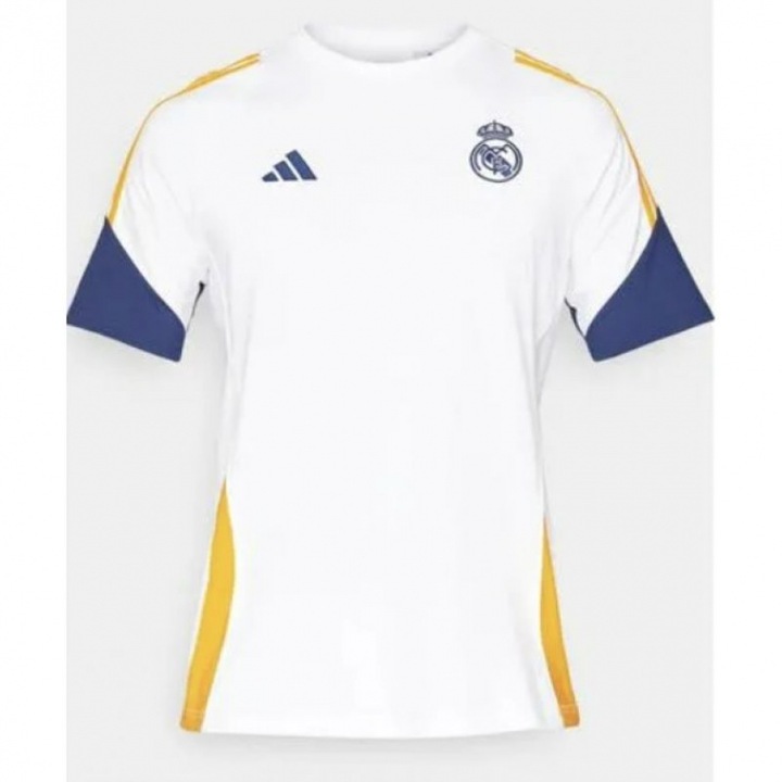 Tricou sport barbati, adidas Real Madrid, culoare alba, material respirabil