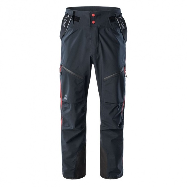 Pantaloni sport Elbrus Pro Guard 3l Hardshell, impermeabili, barbati, culoare neagra, XL INTL