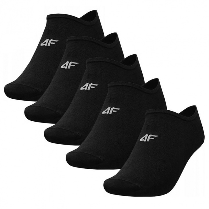 Дамски спортни чорапи, 4f, черни - 65993, Черен