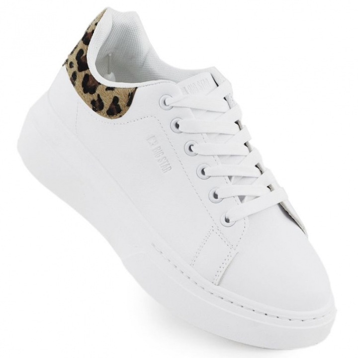 Дамски спортни обувки Big Star SS274247, платформа, бели