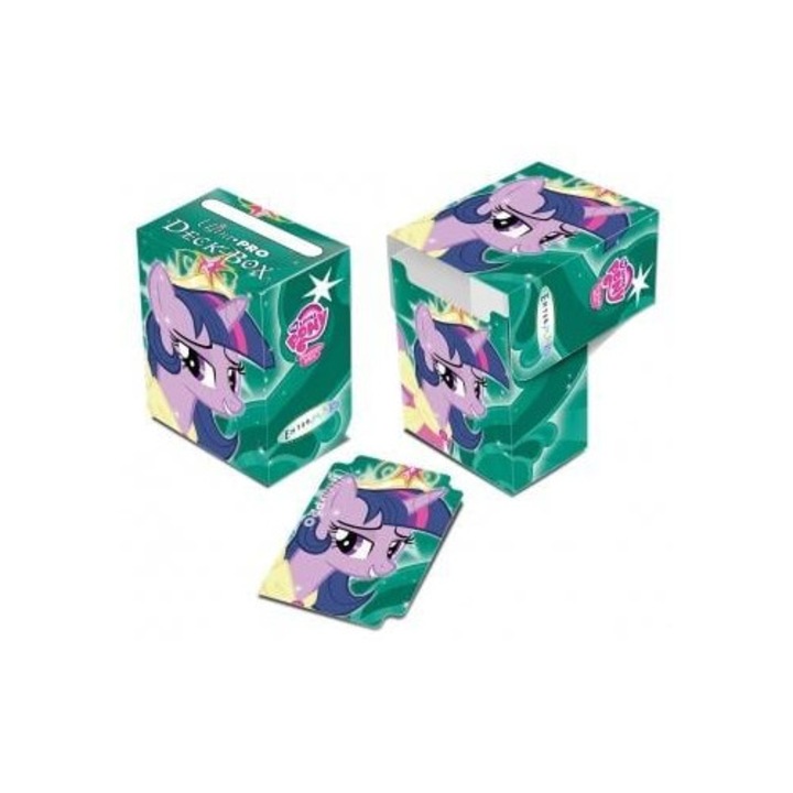 Cutie pentru cărți My Little Pony, Ultra Pro, capacitate 80 de cărți, pentru copii