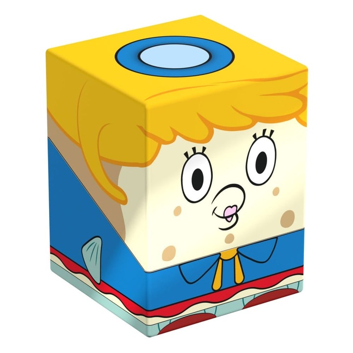 Cutie Deck Box Squaroes SpongeBob SquarePants, Ultimate Guard, capacitate 100 carti, eco-friendly, design licentiat