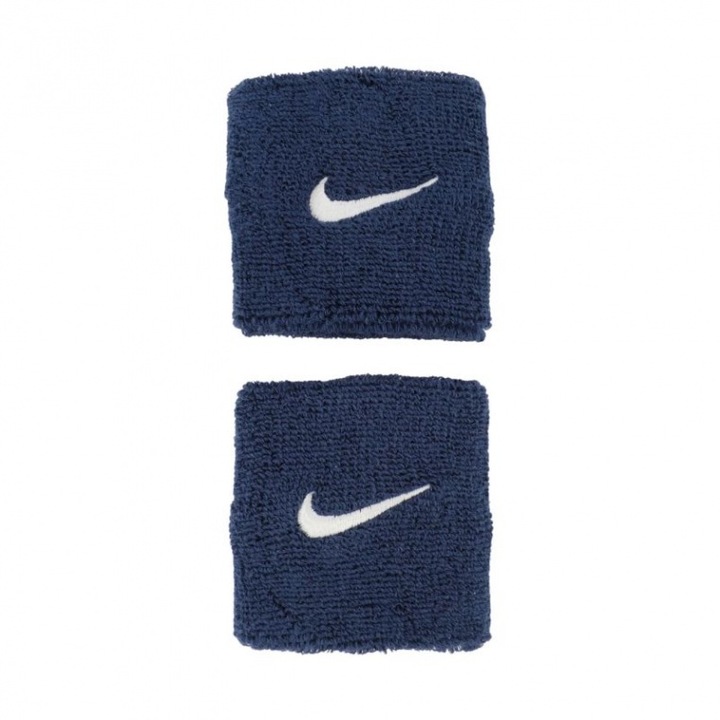 Nike Swoosh csuklószorító, 2 db-os szett, gránátvörös, tenisz kiegészítők