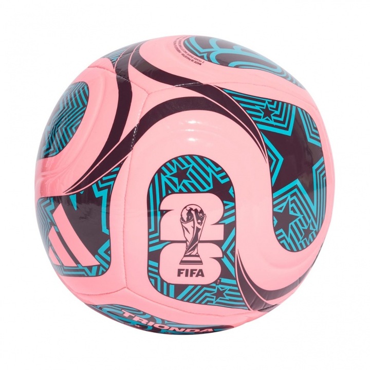 Minge fotbal adidas World Cup 26 Trionda, roz, dimensiune 3