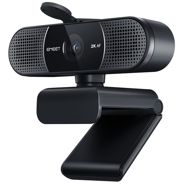 Уебкамера eMeet C960 2K, двоен микрофон, автофокус, 76°