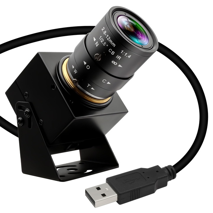 Webkamera ELP 4K, 4X optikai zoom, 2160P Ultra HD, IMX415 szenzor, USB interfésszel