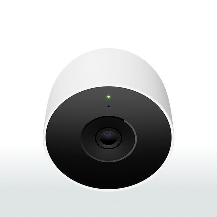 Cameră de supraveghere exterior Google Nest Cam Outdoor 2, 2K HDR, unghi larg 152°, rezistentă la intemperii