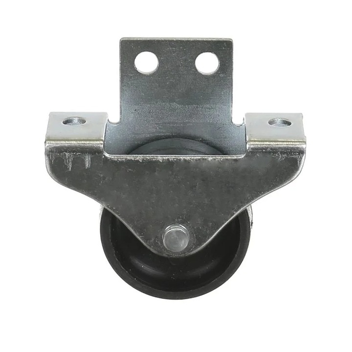 Roată fixă gri O30mm, 40kg, mobilier, otel, 63x69x48mm