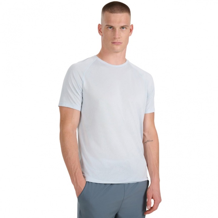 4F sport póló, edzés, szürke, rövid ujjú