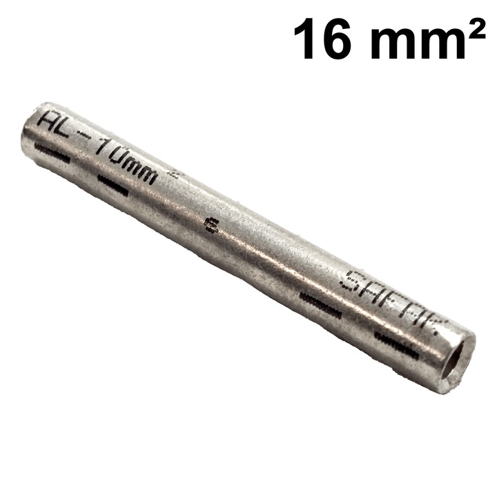 Mufă aluminiu Safak pentru îmbinare, montare cu clemă, 16
