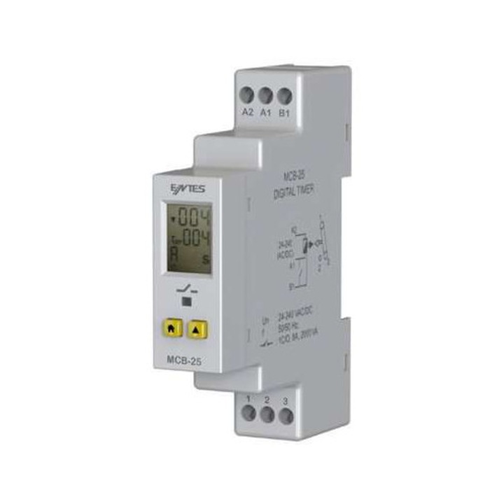 Releu protectie tensiune, ENTES, M4083, 0, 1 sec-999 ore, 8A, montaj pe clema