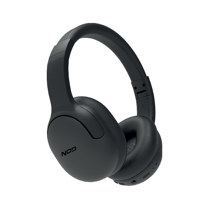 Casti KOMC, Jack 3.5mm, Negru/Albastru