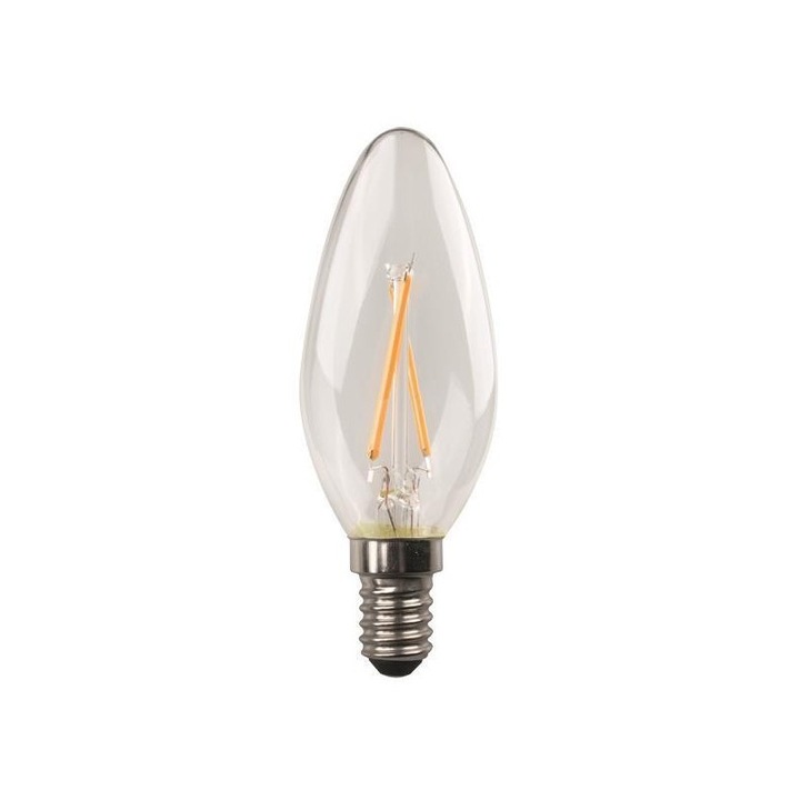 Lampa LED Eurolamp Keri Crossed Filament 2.2W E14 3000K 220-240V