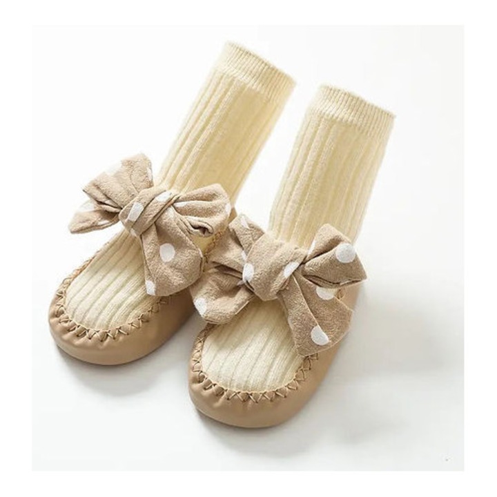 Csúszásgátló zokni, Krémszín