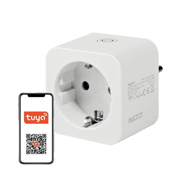 Prize inteligent Wi-Fi NOD BE-SMART SP1, 3680W, cu metrare consum energie