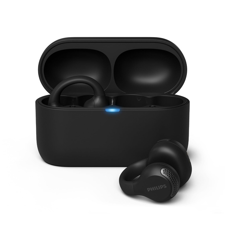 Philips Taq2000Bk fülhallgató, True Wireless, 28 óra lejátszási idő, fekete