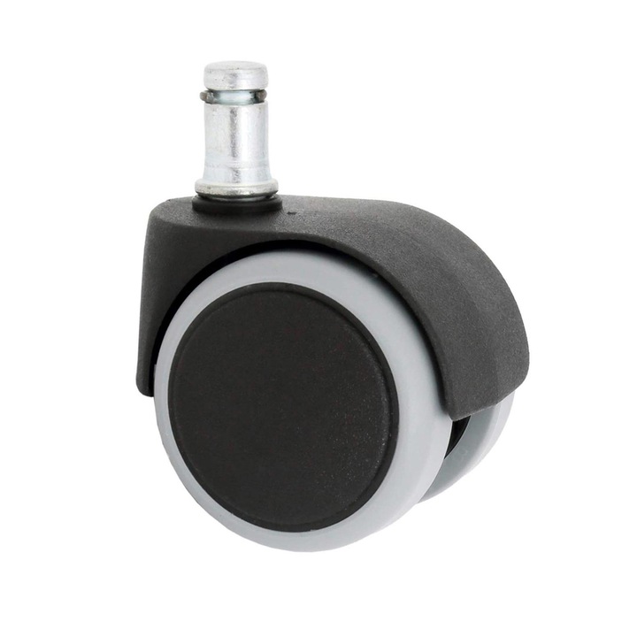 Set 5 roti gumate, 50 mm, rezistente, pentru scaun, Depozitul de Scaune