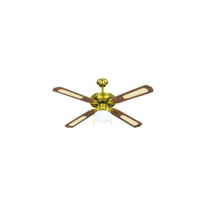 Вентилатор за таван, Eurolamp Orophes 130см, с осветление