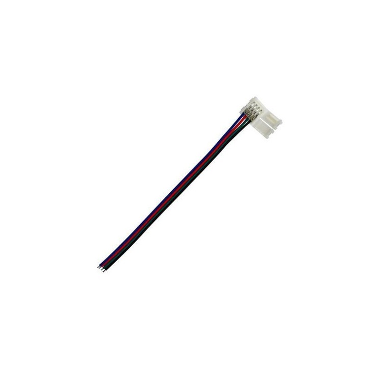 Конектор с кабел за LED ленти, SMD RGB, 10 мм, Eurolamp