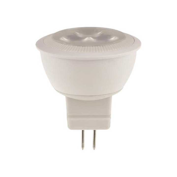 LED крушка MR16 6W 4000K 12V, Eurolamp бяла
