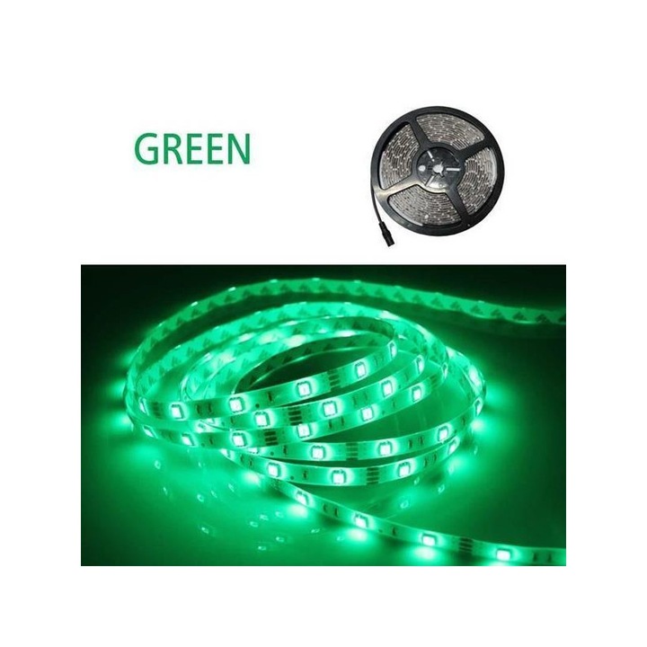 ЛЕД лента Eurolamp 5 метра 14,4W 12V зелена IP20