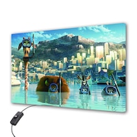 Lampa Veioza Aplica VarioView LED Animatie pentru copii Madagascar 3 Europes Most Wanted 30 x 45 cm