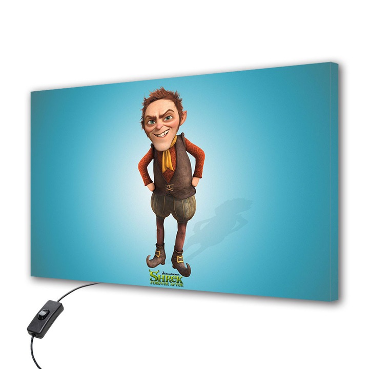 Lampa Veioza Aplica VarioView LED Animatie pentru copii Shrek 30 x 45 cm