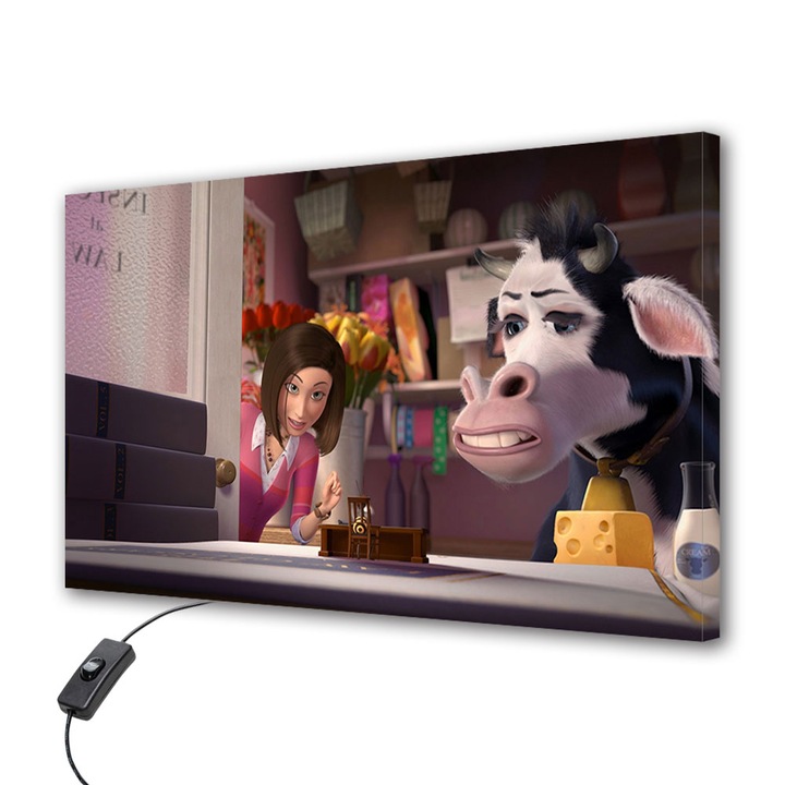 Lampa Veioza Aplica VarioView LED Animatie pentru copii filmul Albinuta 50 x 70 cm