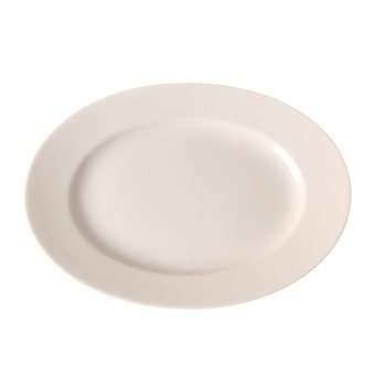Platou Hendi oval 310x220 mm, portelan, gama GOURMET Platou Hendi oval 310x220 mm, portelan, gama GOURMET