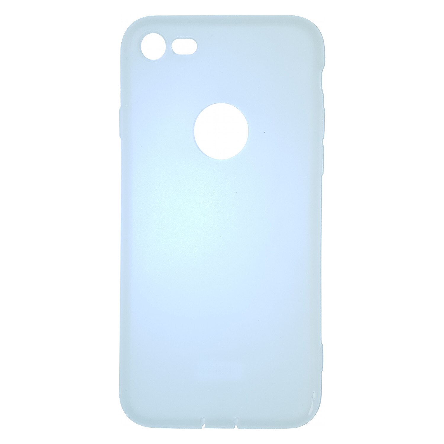 Husa Kabelwelt GKWQCHS116 pentru Apple iPhone 7/8, Capac silicon slim, Alb mat