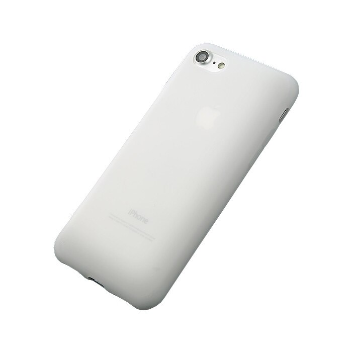 Husa Kabelwelt GKWQCHS144 pentru Apple iPhone 6/6s Plus, Capac premium silicon slim, Alb mat