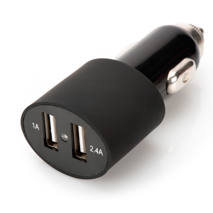 USB зарядно за кола EDNET EDN-84100, 12-24V вход, 5 V / 3.4 A изход