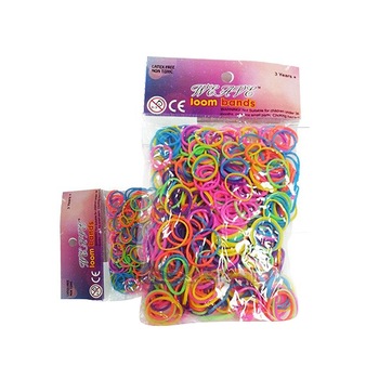 Set 600 inele + 24 clipsuri Loombands si unealta Set 600 inele + 24 clipsuri Loombands si unealta