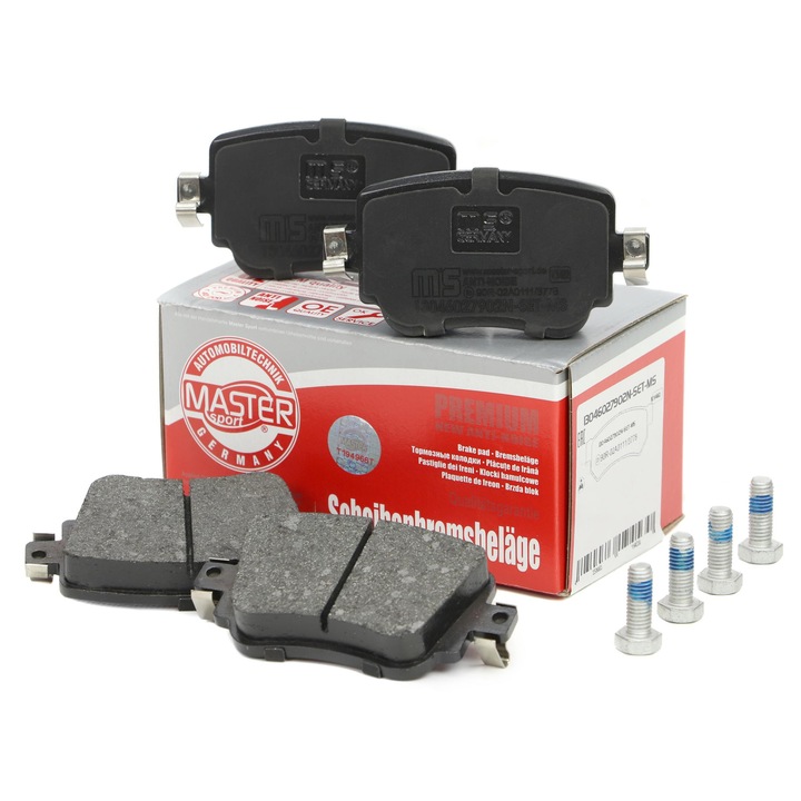 Fékbetétek Master-Sport, AUDI A1, Q3, SEAT ALHAMBRA, LEON, SKODA OCTAVIA, 104x51,8mm, 17,5mm