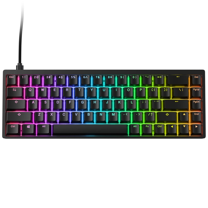 Tastatura Endgame Gear KB65HE, iluminare RGB, Wired, USB Negru