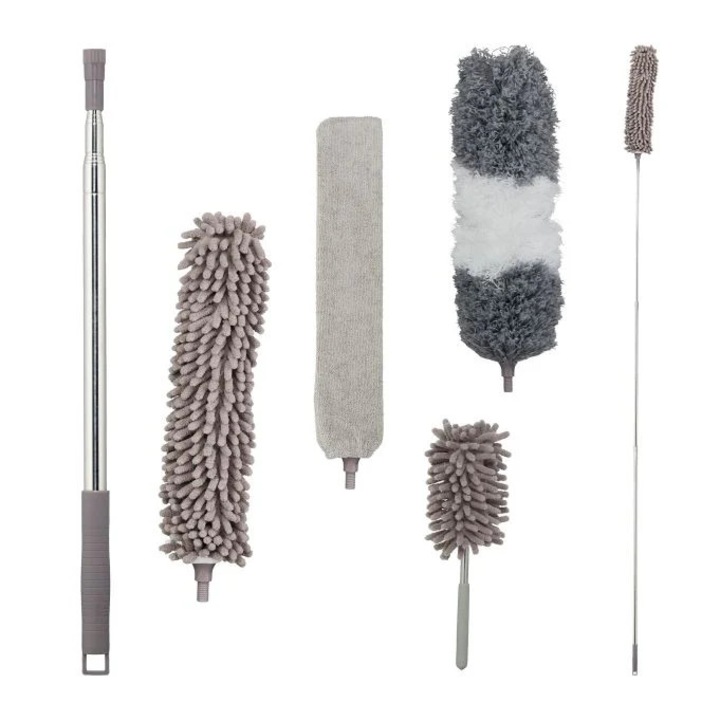 Set aspirator B2X cu 4 accesorii, tija telescopică, dimensiuni 43x9x6, 5cm