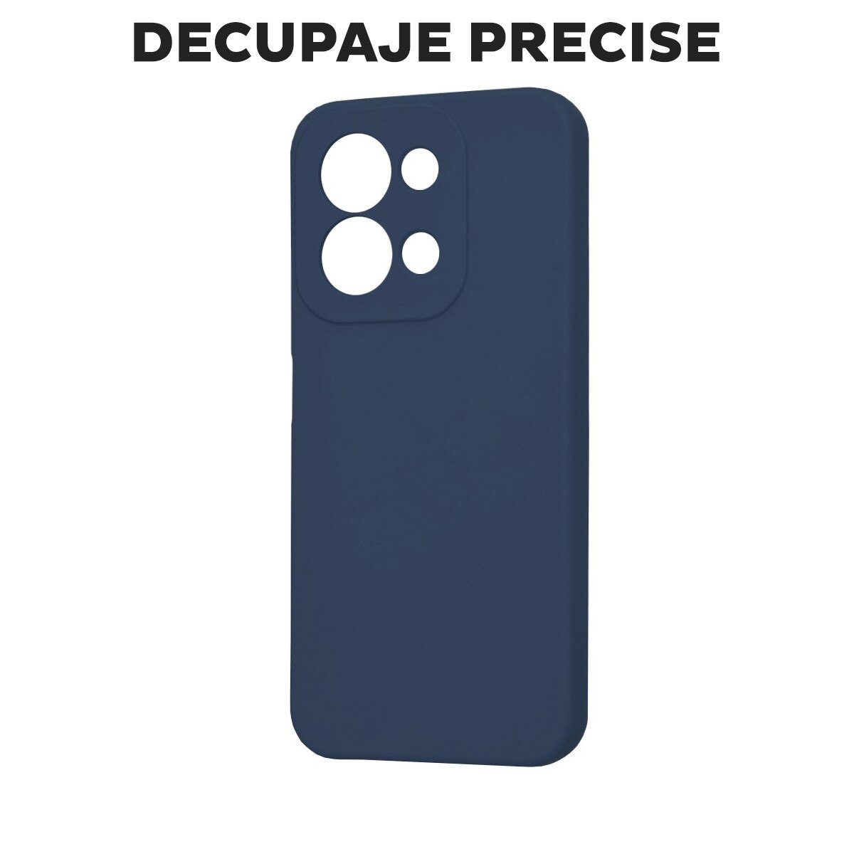 Husa pentru Xiaomi Redmi 15C 4G / Redmi 15C 5G Daden® Silicon SoftFlex, Ultra Slim, Protectie sporita, Interior de microfibra, Albastru inchis