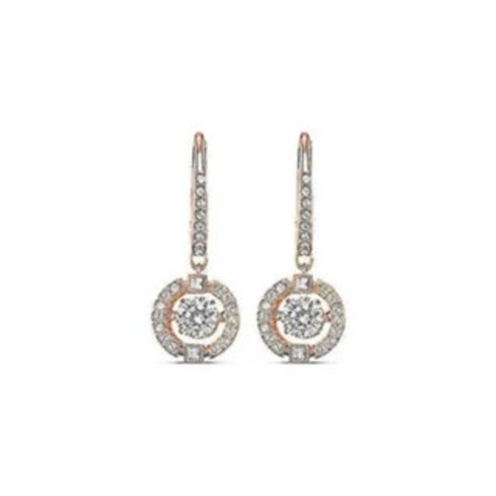 Cercei dama, cu pietre, argintiu