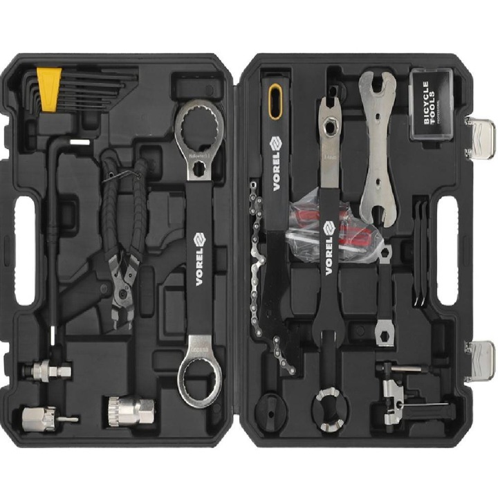 Set 30 scule reparat biciclete, Cr-V