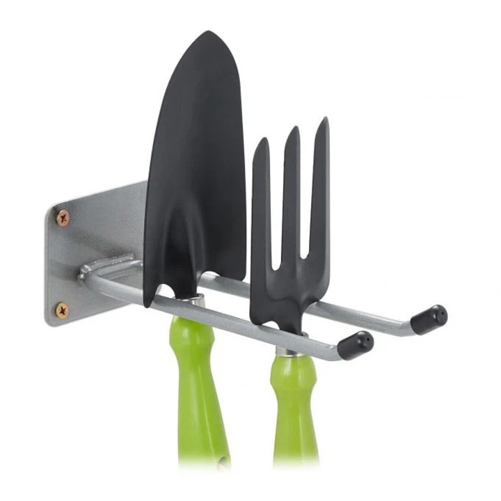 B2X fali tartó, szerszámkampó készlet, 24,5x9x8cm, robusztus, rendszerezéshez