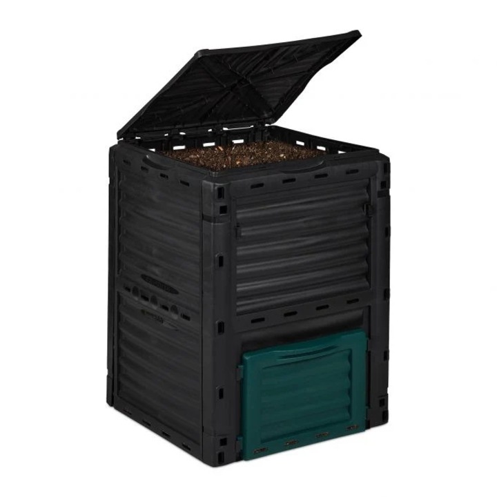 Composter B2X din plastic, 400l, 83, 5x60, 7x14cm