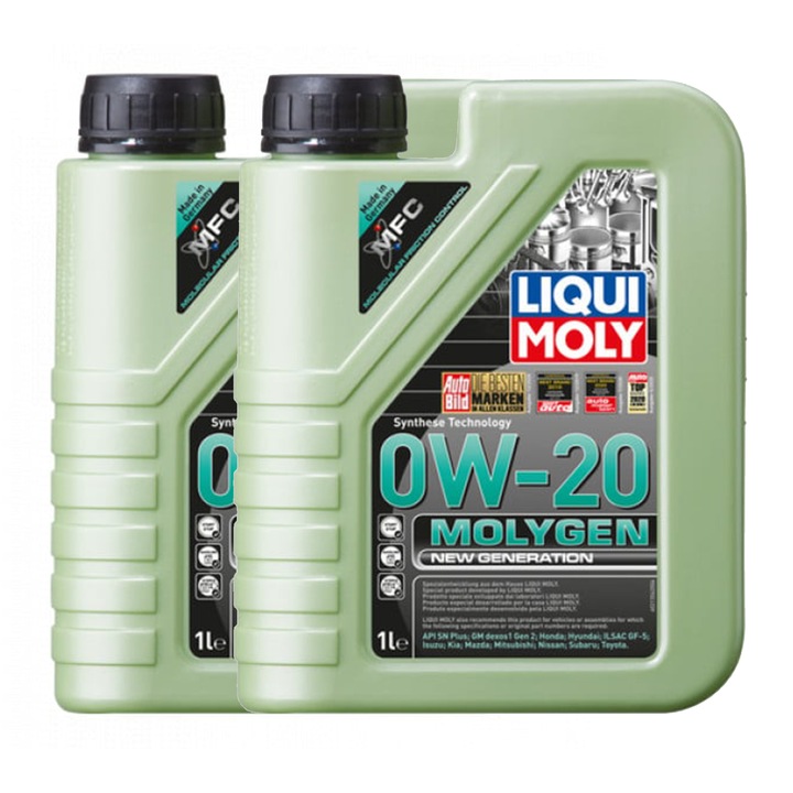 Pachet 2 litri Ulei Liqui Moly Molygen New Generation 0W20