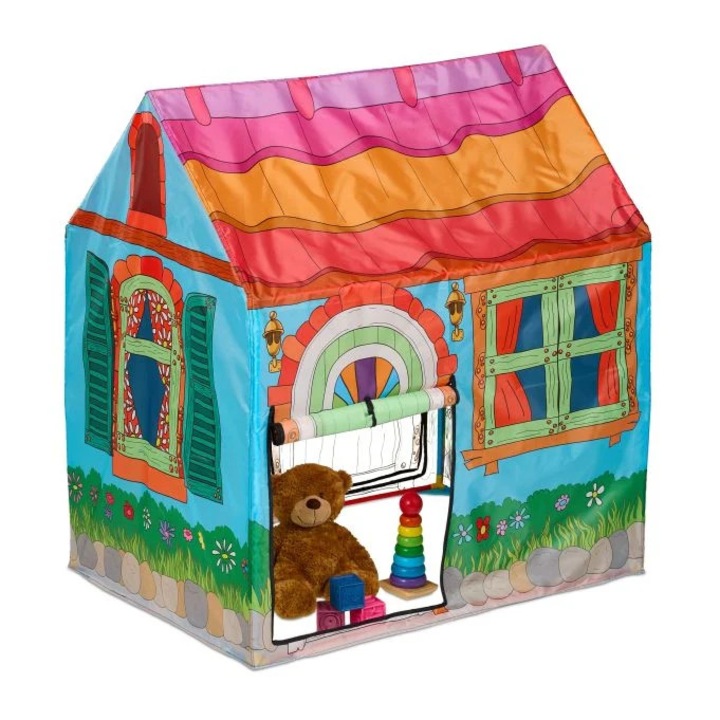 Палатка за игра B2X, цветна къща за игра, 50x15, 2x8cm, за закрито/открито