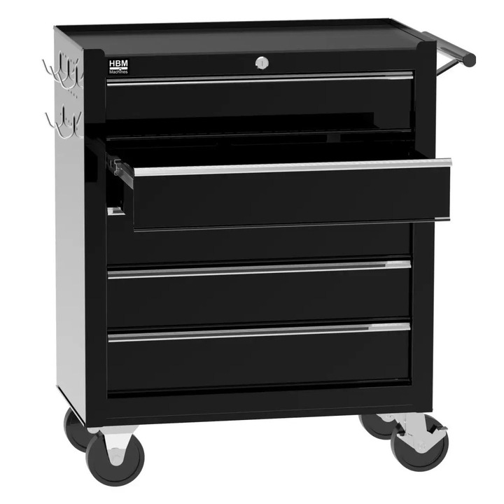 Dulap de scule cu 5 sertare, 616 x 330 x 772 mm